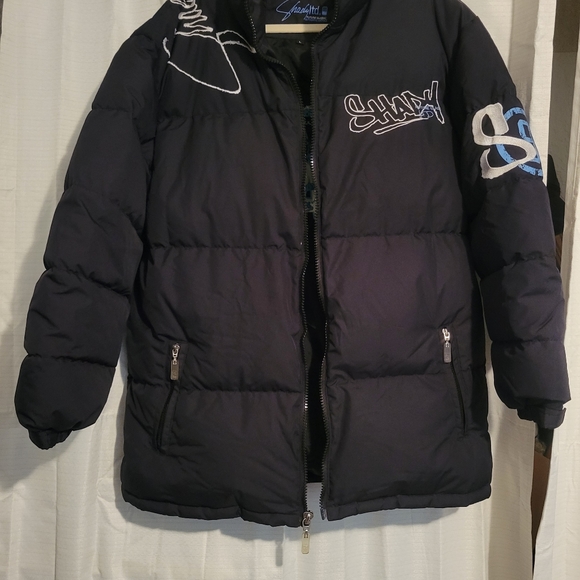 SHADY LTD Down Puffer Black Jacket Men’s Size Large EXCELLENT CONDITION! - Picture 1 of 7